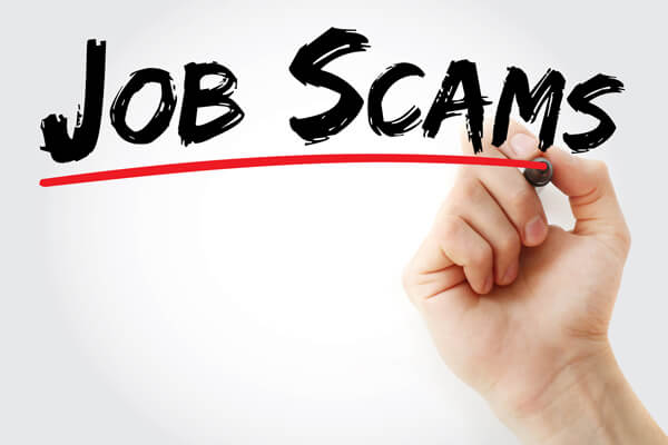 work from home job scams
