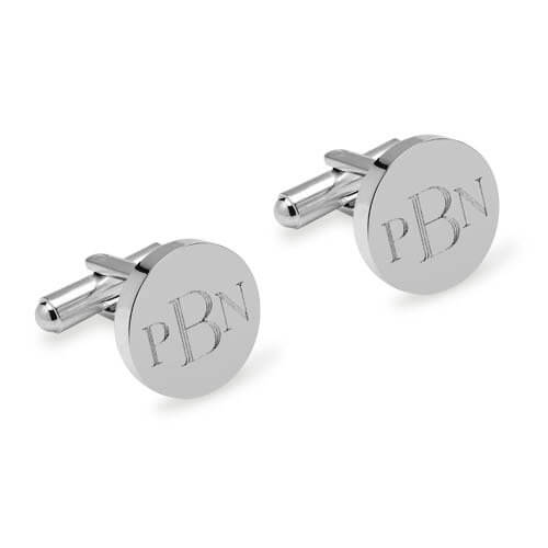 personalised monogram cufflinks