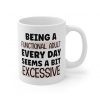 Being A Functional Adult Mug - Image 3
