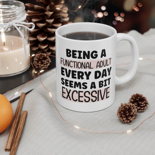 Being A Functional Adult Mug - Image 4
